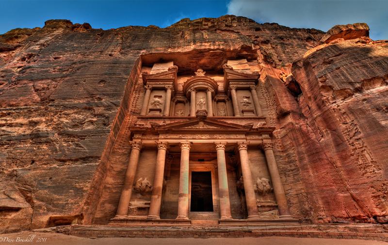 معبد پترا اردن | یکی از عجایب هفتگانه جدید