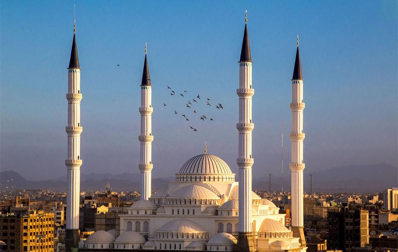 مسجد مکی زاهدان | همتای مسجد سلطان احمد ترکیه