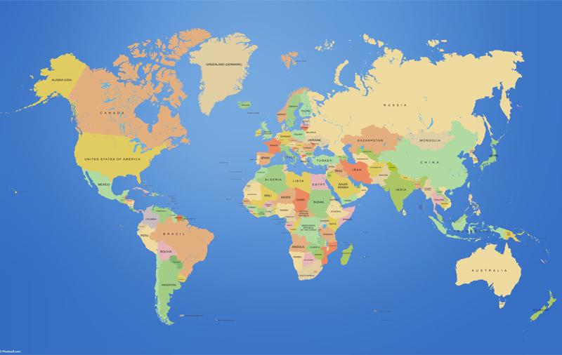 نقشه جهان | نقشه قاره‌ها و تقسیم بندی منطقه ای + حقایق جالب در مورد آن